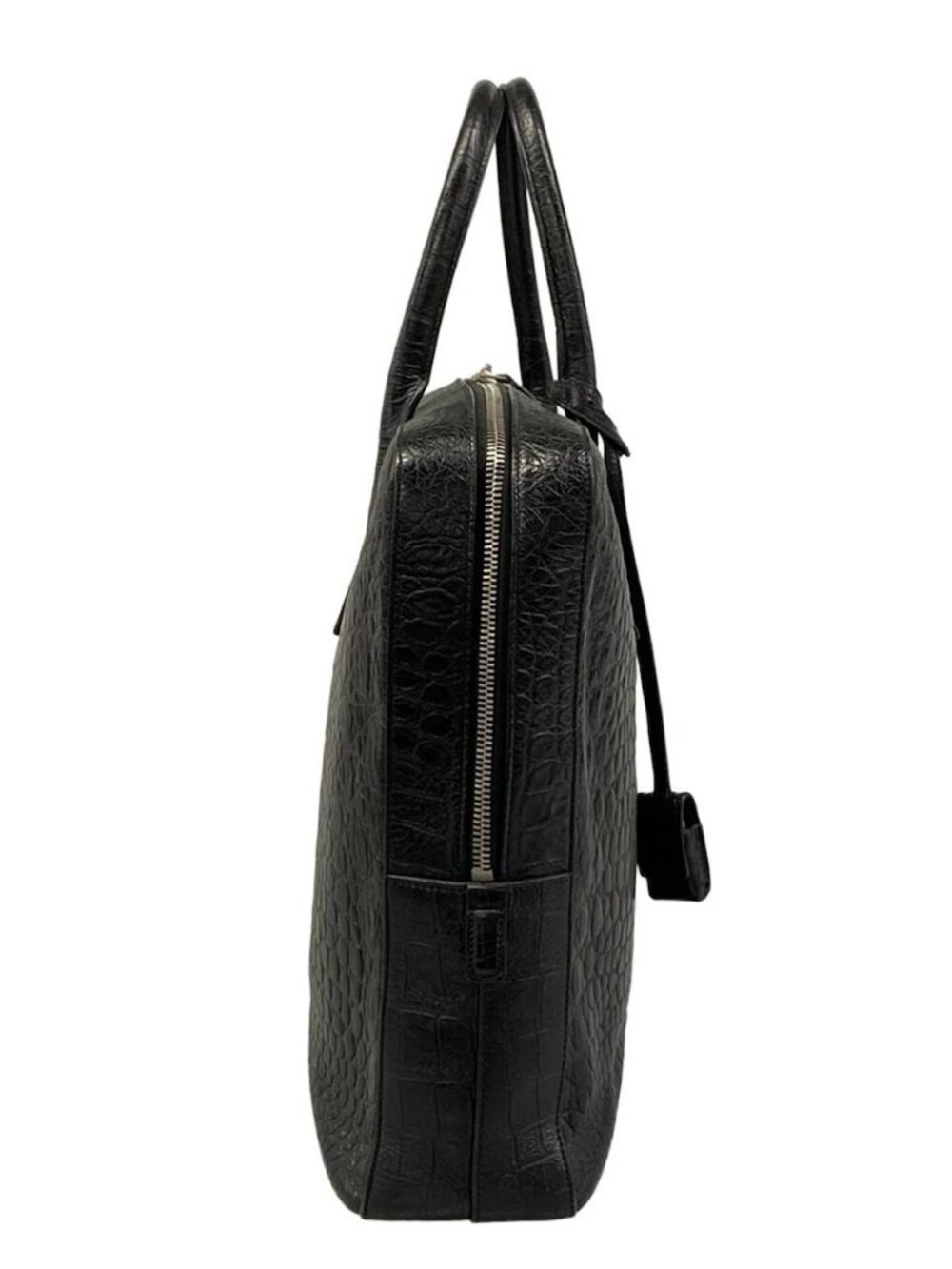 SAINT LAURENT PARIS Classic Museum 342606 Black Leather Business Bag - Picture 4 of 15